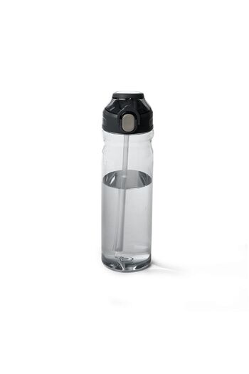 Fissman Water Bottle Plastic 750ml For Kids BPA Free Non-Toxic Black