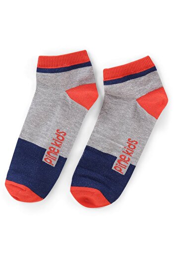 Pine kids Pine Kids Spandex Ankle Length Stripes Design Socks Pack of 3 - Multicolour