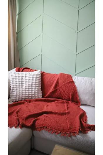 AQUATOLIA Muslin Tv Blanket - Sofa Cover - Pike - 190/100