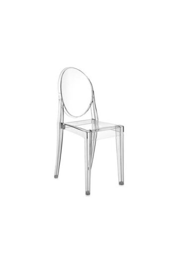 Homelux Transparent Glass Design Chair, Polycarbonate