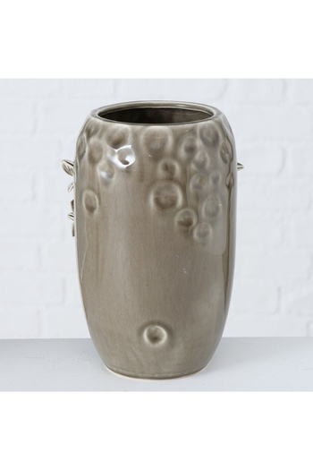 Homelux Geraldine decorative vase 13x13x20 cm, ceramic, brown