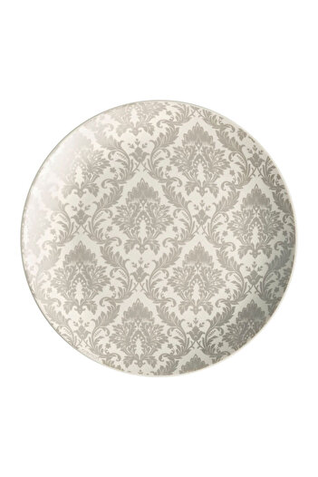Homelux Porcelain Plate, Dessert, Grey, 20 Cm, Glamour