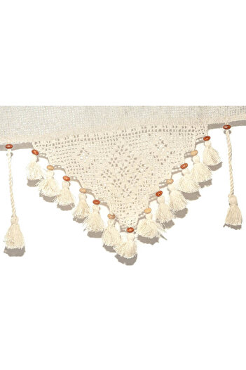 Homelux Nadine Lace Curtain, 160x180 Cm, Cotton, Cream