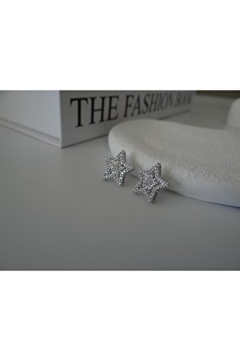VOBEEYKU Zircon Stone Star Earring