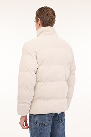 Kinetix ML VELVET COAT 24057 4PR Gri Erkek Kısa Kaban