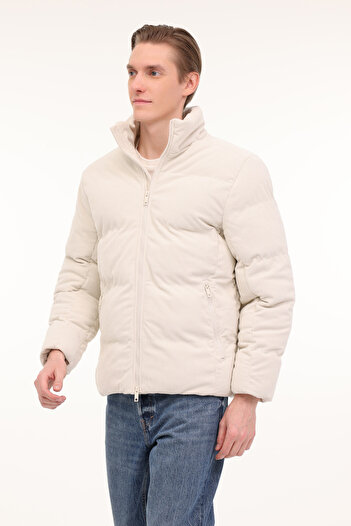 Kinetix ML VELVET COAT 24057 4PR Gri Erkek Kısa Kaban
