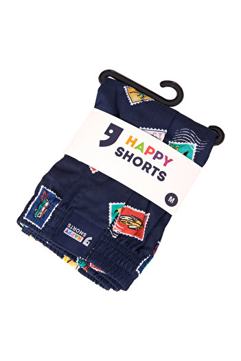 Happy Shorts Herren Web-Boxershorts – Amerikanische Boxershorts