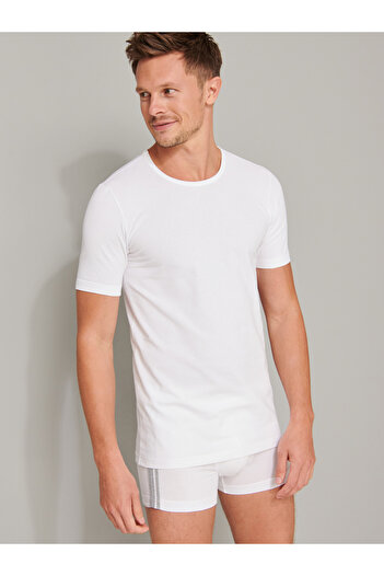 Schiesser T-Shirt 2er-Pack 95/5 T-Shirt Unterziehshirt Unterhemd Kurzarm