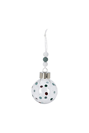 Homelux Christmas Globe, 6 Cm, Polypropylene, Multicolor, Available In 3 Variants