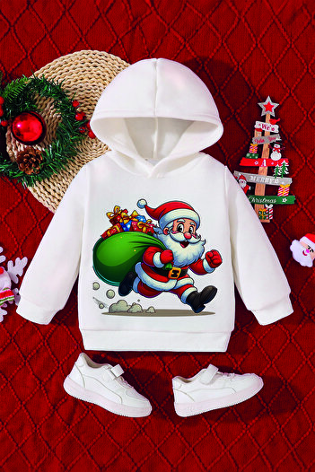 ADABEBEK Santa Claus Printed Christmas Baby Sweatshirt - Special Gift 23094