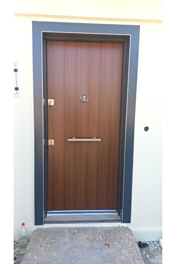 tezwood Kompozit Dış Cephe Çelik Kapı, Villa Kapısı Kale Kilitli