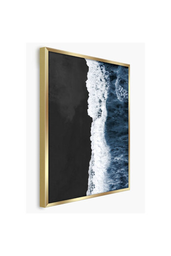 Homelux Canvas 50x70 Cm, Black Beach