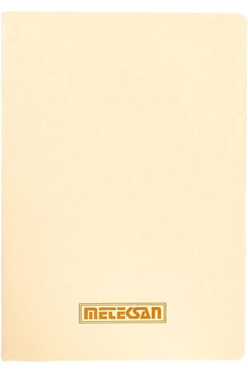 STOREMAX Snshop Notes 17X24 cm Thread Stitched Notebook with Cardboard Cover, 32 Sheets, Plain, Beige 467437