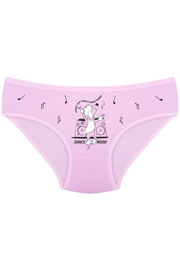 Onurel   Pachet de 5 chiloți din lycra cu imprimeu Mixed Dance Mood pentru fete