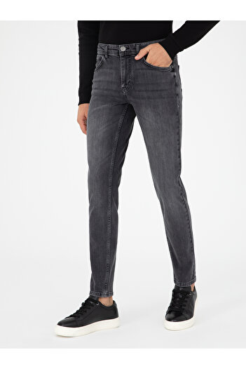 Cacharel Koyu Antrasit Slim Fit Jean Pantolon 50284459-VR169