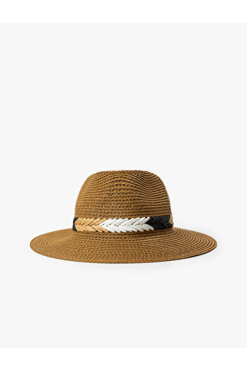Koton Slaměný klobouk - Knit Band Detailed Kt