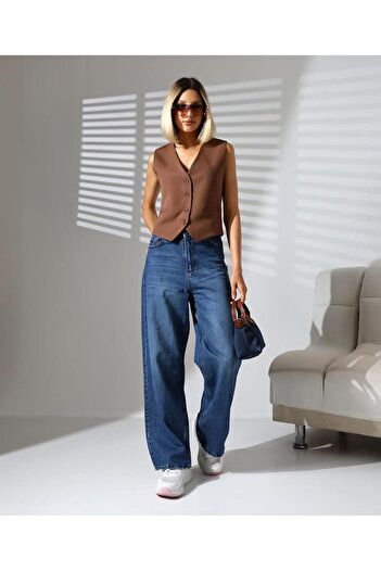 Bak'ap Φόδρα Crop Blezer γιλέκο