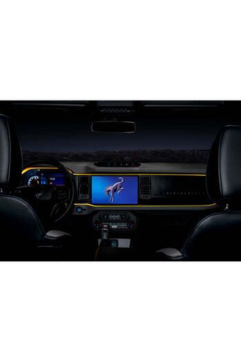 oracle Ford Bronco 21-24 Fiber Optic LED Interior Dashboard Kit, ColorSHIFT, With Controller