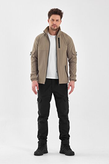twentyfive25 Outdoor Çok Cepli Taktik Likralı Erkek Mevsimlik Mont