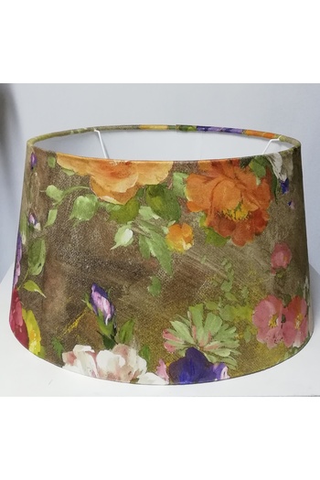 TEKAY AYDINLATMA Rose Pattern Large Lampshade 40 Diameter