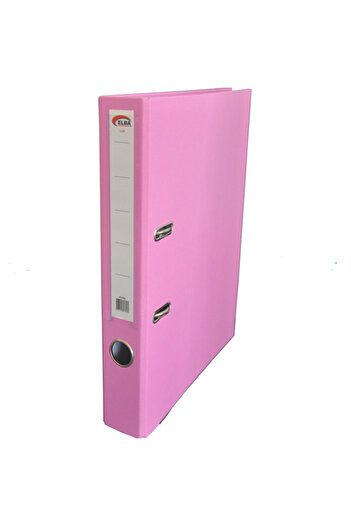 ELBA Pink Narrow Plastic Office Folder