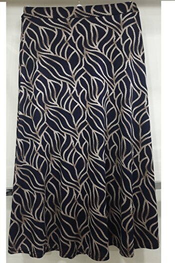 N.Y.YILDIZ Star New Pattern - Lycra 1, Sinif Three-Piece Bell Model, Elastic Waist Mother Inner Show Skirt