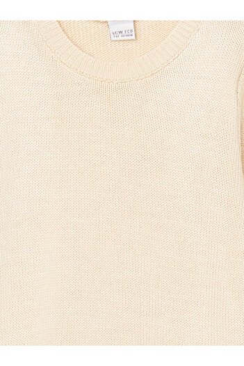 LC Waikiki Crew Neck Girls' Knitwear Dress
