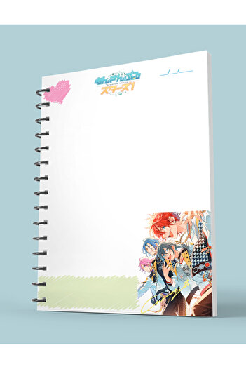 nihonwosekai Ensemble Stars Anime A5 Boy Spiral Notebook 50 Sheets