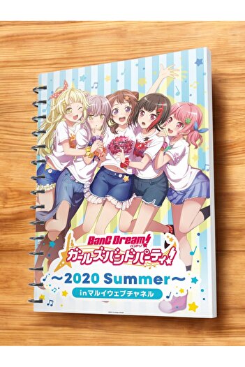 nihonwosekai Bang Dream Bandori Poppin Party Anime A5 Boy Spiral Notebook 50 Sheets