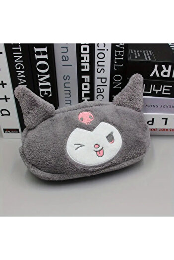 bundle island Gray Kuromi Figured Plush Pen Holder - Krm1965