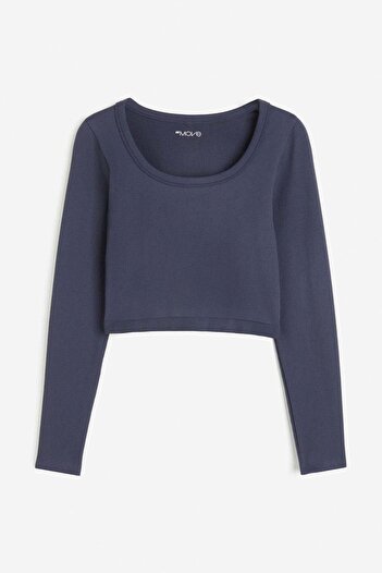 H&M DryMove™ Seamless Cropped sports top