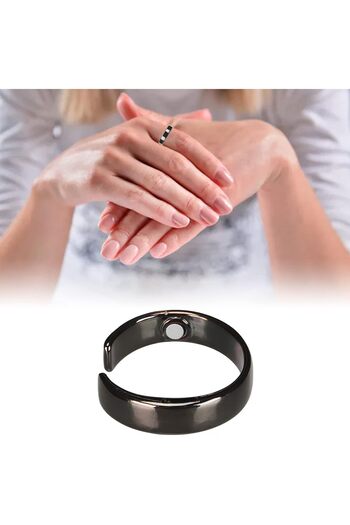 fulina Snoring Prevention Ring,Fatigue Relief Sleeping Aid Magnetic Acupressure,Men Women Adjustable