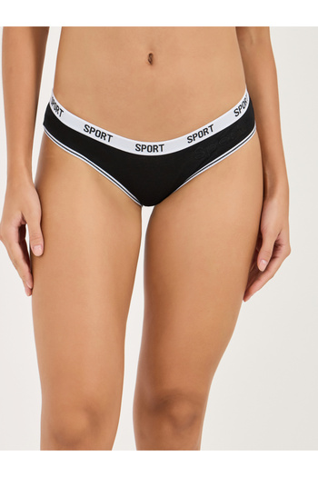 Styli Pack of 3 - Sport Text Elastic Cotton Bikini Brief