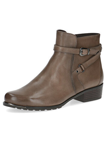 Caprice Damen Elegante Stiefelette 9-25308-43 Grau 348 Taupe Nappa Leder mit CAP Airmot./FB