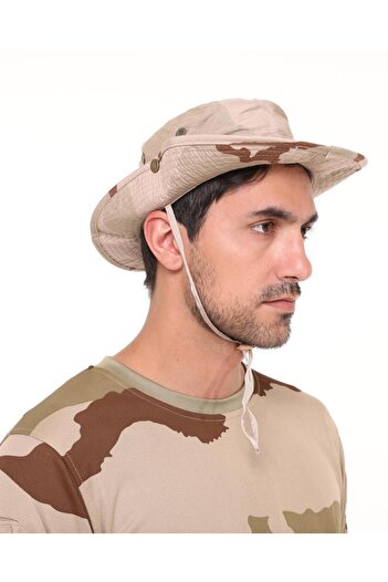 SINGLE SWORD Unisex Foldable Safari Jungle Trilby Cap