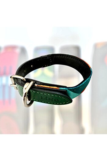 LİNO TASMA Dsn-12 Model Lino Patterned Dog Collar