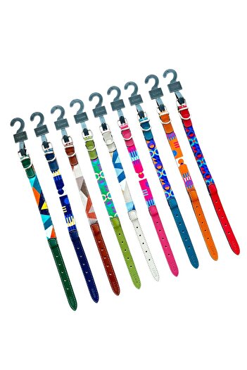 LİNO TASMA Dsn-1 Model Lino Patterned Dog Collar