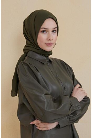 BURDEN IPEK Ellen Pamuk Kraş Şal Haki