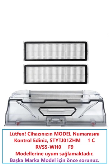 LİN GRUP Mi Robot Vacuum Mop 1c - Κουτί συλλογής σκόνης συμβατό με Dreame F9
