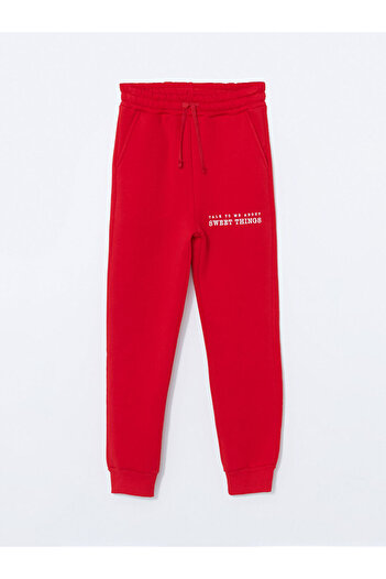 LC Waikiki LCW Kids Beli Lastikli Kız Çocuk Jogger Eşofman Altı
