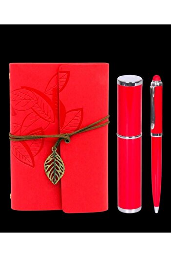 mr shopping Mr Christmas Gifts Leather Kraft Paper Notebook and Pen Set Gift Set Special Design