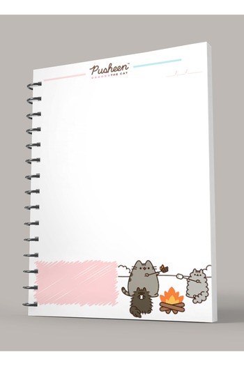 nihonwosekai Pusheen Anime A5 Size Spiral Notebook 50 Sheets
