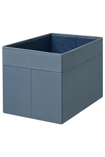 IKEA 35X25X25 cm Blue Polyester Organizing Box - Multi-Purpose Ikea Storage Box