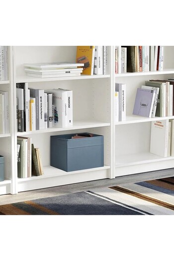 IKEA 35X25X25 cm Blue Polyester Organizing Box - Multi-Purpose Ikea Storage Box