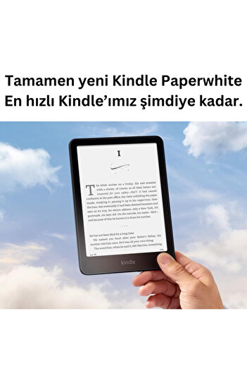Amazon Yeni Kindle Paperwhite (2024) 12.nesil 16 Gb E Kitap Okuyucu 7” Siyah | Reklamsız