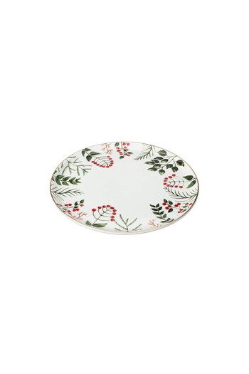 Porland Ruby Jingle Flat Plate 24cm 6 Pieces