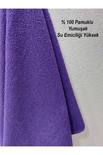 Mef Collection Фіолетовий рушник для перукарів Рушник для перукарів Рушник для спортсменів Рушник для обличчя Рушник для голови 50x90 см 3 штуки