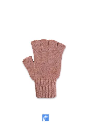 Kardelen Butik Denizli New Autumn and Winter, Solid Color Windproof Acrylic Cut Finger Gloves for Adult