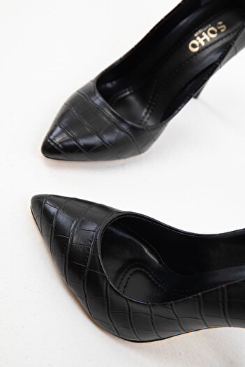SOHO Krako Black Women's Classic Heeled Shoes - 19720