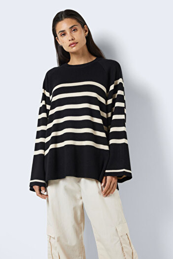 Noisy May 27027534 L/S Knit Black